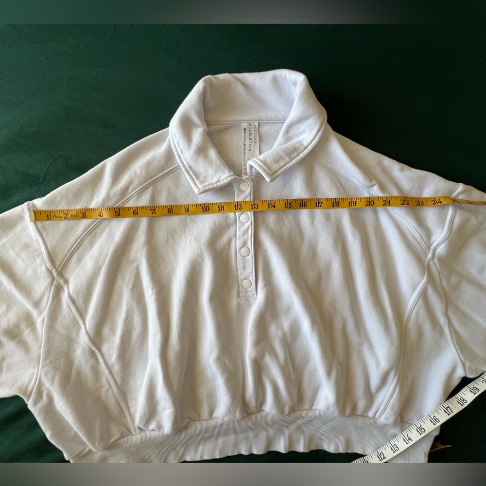 Fabletics Year Round Terry Snap Front Sweatshirt … - image 7
